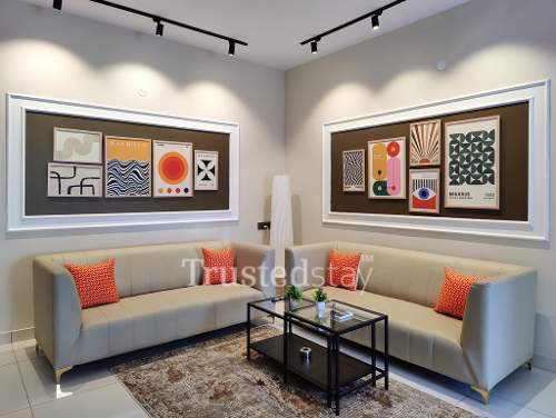 Bedroom 1 of Plot No 651 TrustedStay Service Apartment in Koramangala, Bangalore